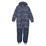 Color Kids Schneeoverall COCoverall AOP in Blau | Gr.: 110