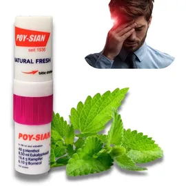 poy-sian 6er Paket - Thailändische Riechstifte - Original aus Thailand - Traditionelle Aromasticks mit ätherischen Ölen - Mentholsticks für die...