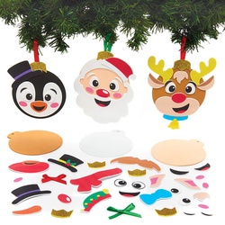 Baumschmuck Bastelsets "Weihnachtsfiguren" (pro Set 8) Bastelaktivitäten zu Weihnachten