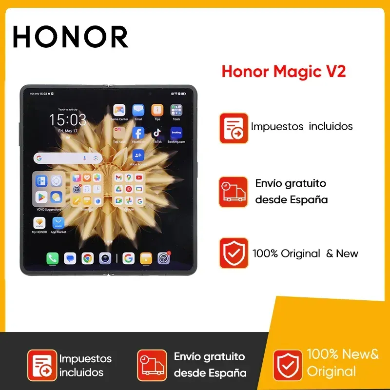 Globale Version HONOR Magie v2 5g faltbare Smartphone Snapdragon 8 Gen2 LTPO Oled Display 120Hz 50mp
