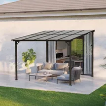 Home Deluxe Terrassendach ECO 300 x 300 cm Anthrazit