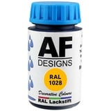 Alex Flittner Designs Lackstift RAL 1028 MELONENGELB seidenmatt 50ml Holz Metall Möbel Bad Retuschierlack Reparaturlack