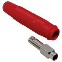 TRU Components Laborbuchse Kupplung, gerade Stift-Ø: 4 mm Rot