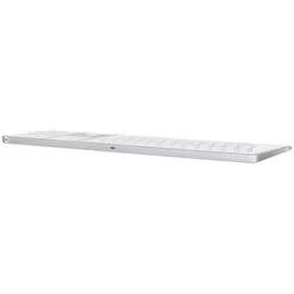 Apple Magic Keyboard mit Touch ID und Ziffernblock für Mac mit Apple Chip (USB-C), weiß/silber, USB/Bluetooth, ES (MXK73Y/A)