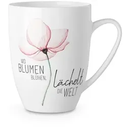 la vida Porzellan Becher - Blüte