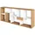 SKRAUT HOME Bücherregal 67 x 31 x 162 cm Eiche/Weiß