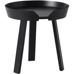 Muuto Around Beistelltisch, schwarz