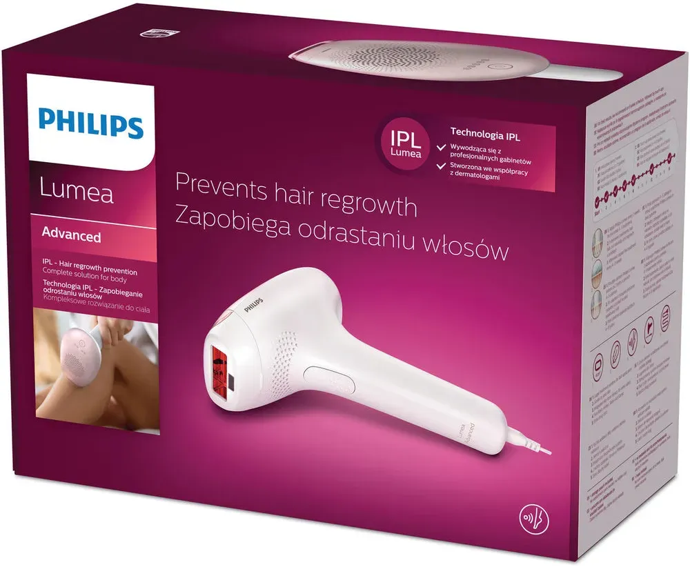 Epiliergerät mit gepulstem Licht und Zubehör Philips Lumea Advanced SC1994/00