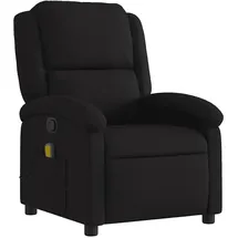 vidaXL Massagesessel Modell 1 Polyester 86,5 x 99,5 x 0 cm Schwarz mit Fernbedienung