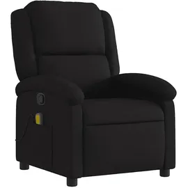 vidaXL Massagesessel Modell 1 Polyester 86,5 x 99,5 x 0 cm Schwarz mit Fernbedienung
