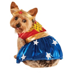 Rubie ́s Hundekostüm Wonder Woman, Mach Deinen Vierbeiner zur Superheldin! rot M
