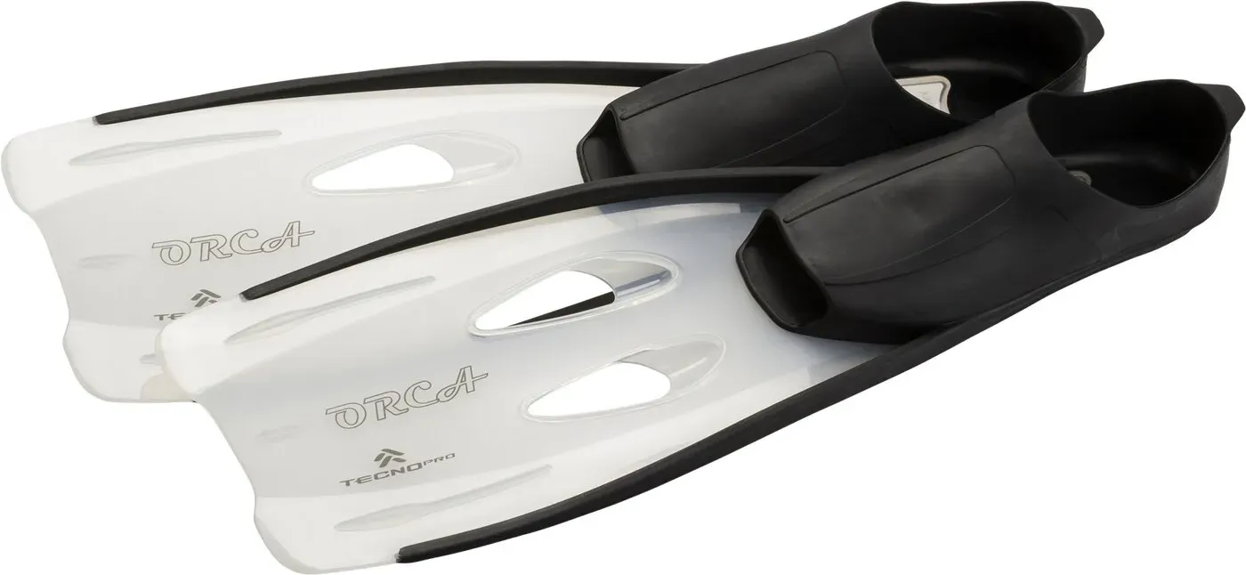 TECNOPRO Flosse Orca TRANSP/SCHW