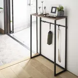 Yamazaki Konsolentisch Tower 60 x 80 x 18,5 cm dunkelbraun 
