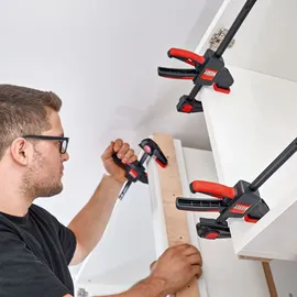 Bessey Einhandzwinge Kunststoff/Polyamid 150 mm rot/schwarz