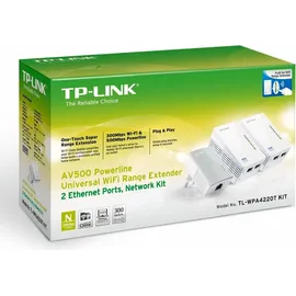 TP-Link AV500 WLAN Powerline Extender TL-WPA4220T Network Kit 500 Mbps 3 Adapter