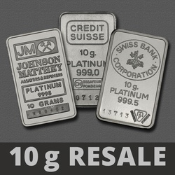 Platinbarren 10g (Resale)