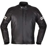 Modeka August 75 Lederjacke Schwarz/Weiß M