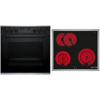 Bosch MKH63SP3 (schwarz/edelstahl) Herdset