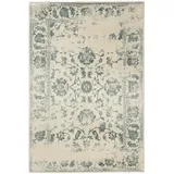 benuta Vintage-Teppich, Creme, Mintgrün, Kunststoff, Vintage, Rechteckig, 200x300 cm, Oeko-Tex® Standard 100, für Fußbodenheizung geeignet, in verschiedenen Größen erhältlich, pflegeleicht, Teppiche & Böden, Teppiche, Vintage-Teppiche