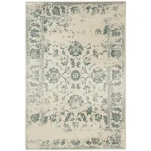 benuta Vintage-Teppich, Creme, Mintgrün, Kunststoff, Vintage, Rechteckig, 200x300 cm, Oeko-Tex® Standard 100, für Fußbodenheizung geeignet, in verschiedenen Größen erhältlich, pflegeleicht, Teppiche & Böden, Teppiche, Vintage-Teppiche