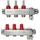 Danfoss SSM Verteiler-Setsatz 3+3 m/Flowmeter und Endstück