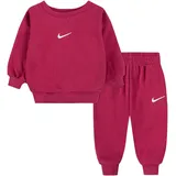 Nike Kids Essential Fleece Crew Set - Sweet Beet, 12 Monate