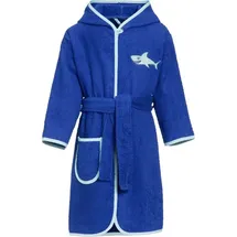 Playshoes Bademantel Morgenmantel Hai Blau, 98/104