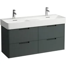Laufen JUNA für VAL Waschtischunterbau, 4 Schubladen, inklusive Ordnungssystem, zu H814282, 1168x400x515mm, H4116441092661, Farbe: Verkehrsgrau