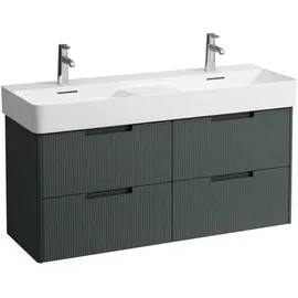 Laufen JUNA für VAL Waschtischunterbau, 4 Schubladen, inklusive Ordnungssystem, zu H814282, 1168x400x515mm, H4116441092661, Farbe: Verkehrsgrau