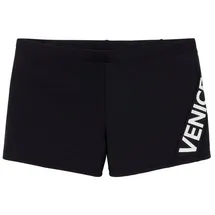 VENICE BEACH Herren Boxer-Badehose schwarz S