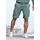 AUTHENTIC LE JOGGER "kurze Sweathose", Herren, Gr. 3XL (64/66), N-Gr, grün, Sweatware, Obermaterial: 60% Baumwolle, 40% Polyester, unifarben, regular fit ca. Mitte Knie, Hosen Sweatshorts, Cargotaschen mit Webdetails