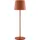 Brilliant LED Tischleuchte "Kaami - mobile LED Außen Tischlampe", braun (terracotta), Ø 10cm H: 37cm, 1 Stk., Leuchten, mobile LED Außen Tischlampe, 37 cm, 310 lm, Touchdimmer, USB, LED Tischleuchte