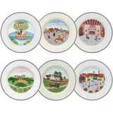 Villeroy & Boch Design Naif Frühstücksteller ø 21 cm Kollektion 6er Set - DS