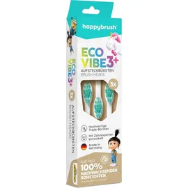 happybrush ECO VIBE KIDS Aufsteckbürste 3 St.