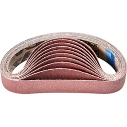 PFERD Korund Schleifband BA 35x450mm A60 für universelle Anwendung mit Rohrbandschleifer