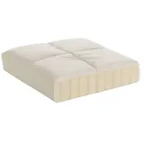 Prolana Luna Naturlatex Topper mit Baumwolle Bezug Natur 140 x 200 cm
