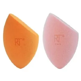 Real Techniques Miracle Complexion Sponge + Miracle Powder Sponge Duo Pack for Foundation & Powders