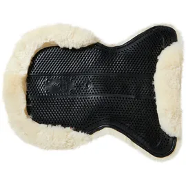 Acavallo Gel Pad mit Lammfell M Transparent/Weiß