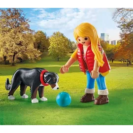 Playmobil My Life Frau mit Sennenhund 71738