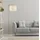 Searchlight Gallow Floor Lamp 155cm Gold/Weiß