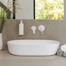 Herzbach Deep White Waschtischarmatur Weiß Matt