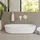 Herzbach Deep White Waschtischarmatur Weiß Matt