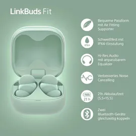 Sony LinkBuds Fit grün (WFLS910NG.CE7)