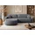 lookway Eckcouch mit Schlaffunktion und Bettkasten Grau