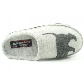HAFLINGER Flair Dackel Pantoffeln grau 36