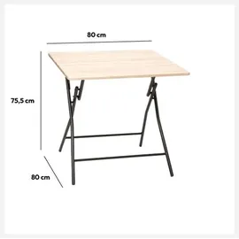 5 five simply smart Klapptisch 4-sitzer holzeffekt