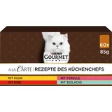 Purina A la Carte Huhn, Rind, Forelle und Seelachs 60 x 85 g