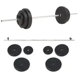 vidaXL Langhantel-Set 30 kg