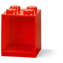Room Copenhagen LEGO Regal Brick 4 Regal 40 x 30 x 10 cm Rot