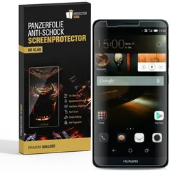 3x Panzerfolie für Huawei Mate 7 ANTI-SCHOCK Displayschutzfolie HD KLAR